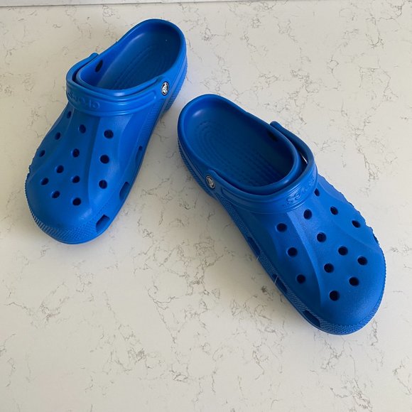 NWT Crocs Blue Baya Men\'s Lightweight Clogs size 12 main image 8